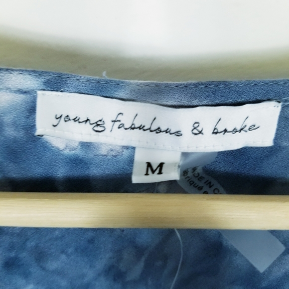 Young Fabulous & Broke New Tia Tie dye Top - Picture 11 of 11